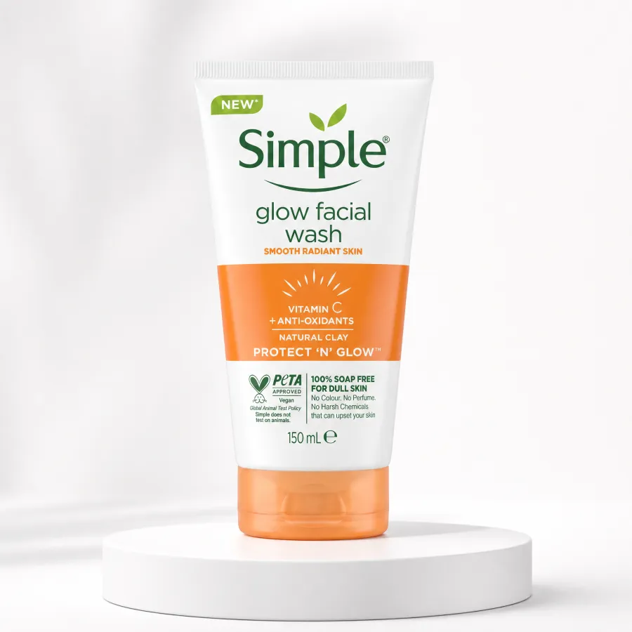 Simple Protect 'N' Glow Facial Wash 150ml