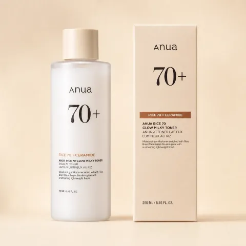 Anua Rice 70 Glow Milky Toner - 250ml