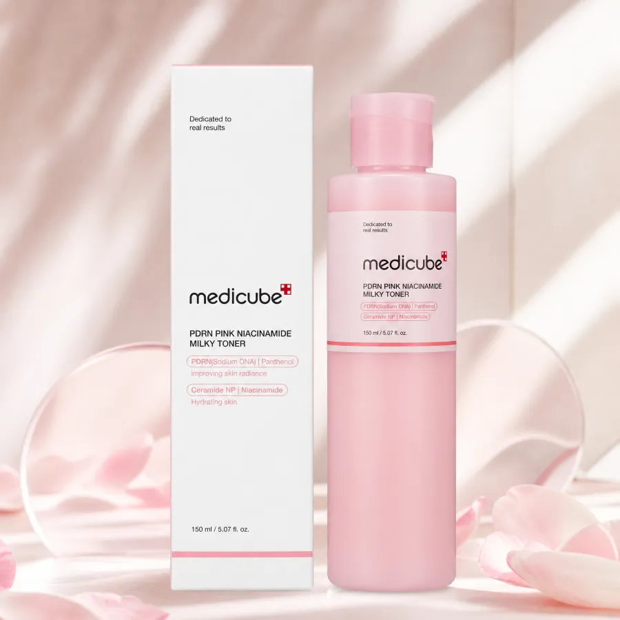 Medicube PDRN Pink Niacinamide Milky Toner - 150ml